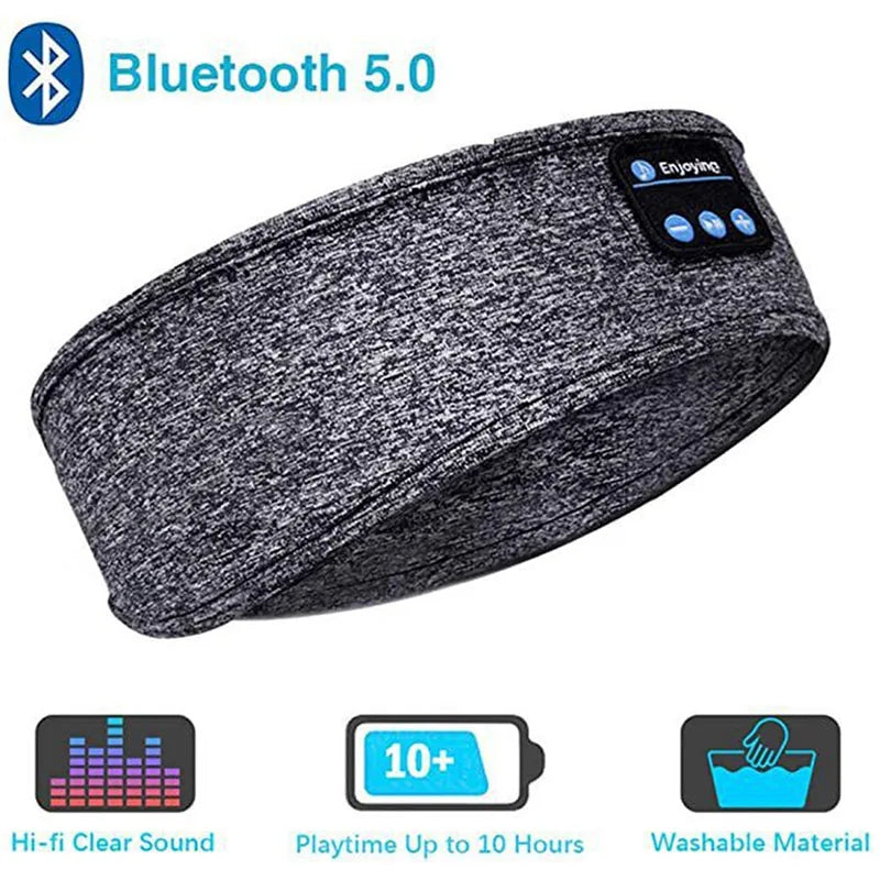 Bluetooth 5.2 headband headphones for running and yoga