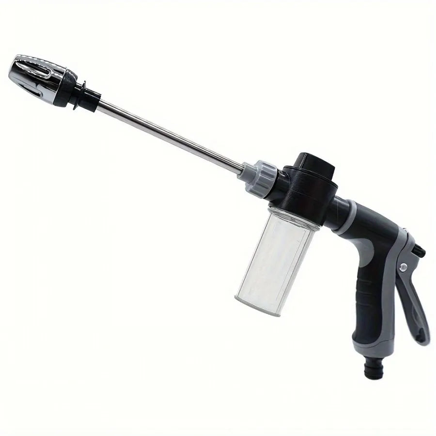 Garden hose water gun for watering and car wash
