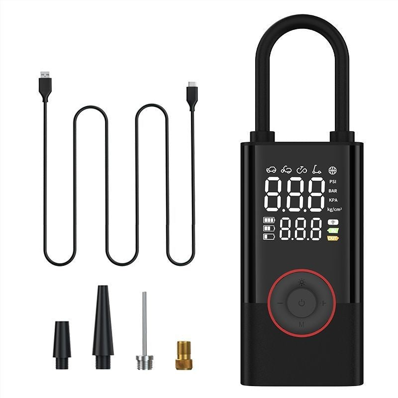 Portable tyre inflator for car bike and motorcycle