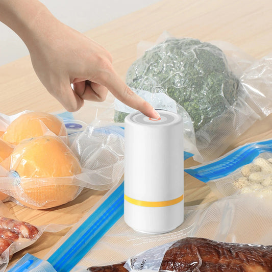 Reusable freezer bags with vacuum seal
