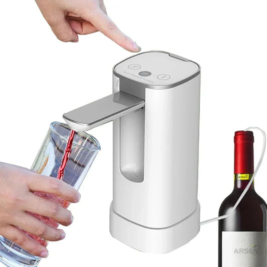 Wine bottle dispenser with pour control