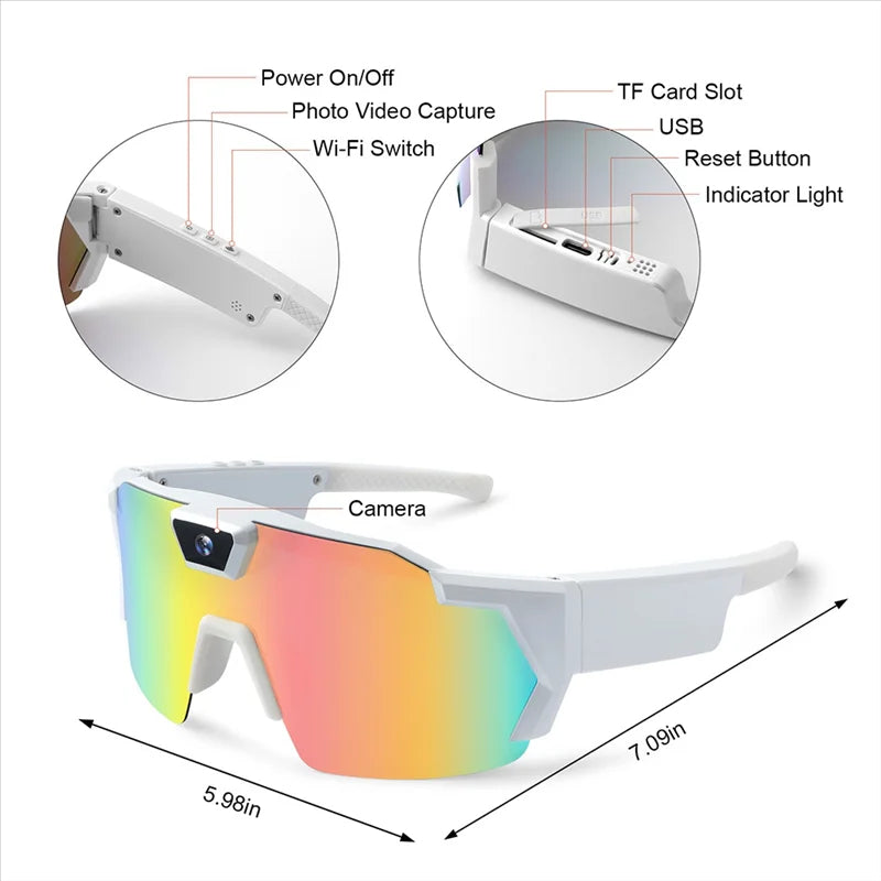 1080p recording sports sunglasses