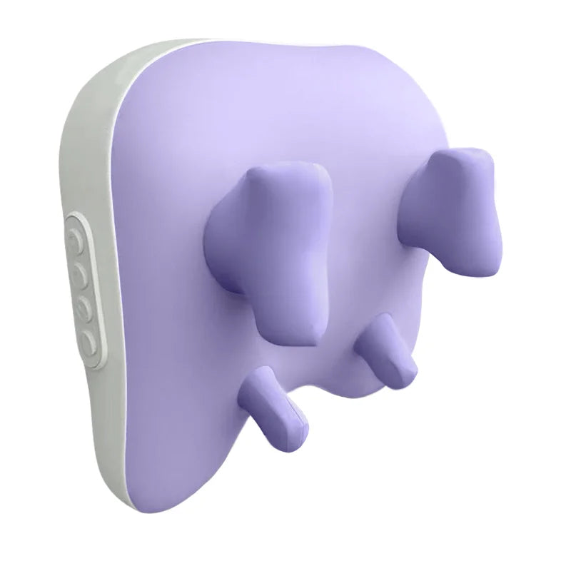 Portable trapezius massage device