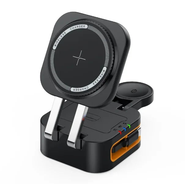 3-in-1 charging dock with phone stand