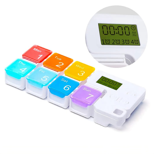 7-day pill organizer with alarm