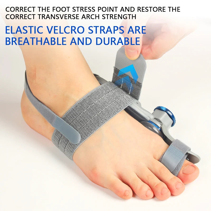 Adjustable bunion splint for natural toe alignment