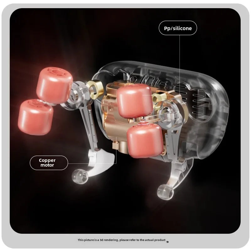 Adjustable intensity neck massager