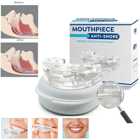 Adjustable snoring solution mouth guard