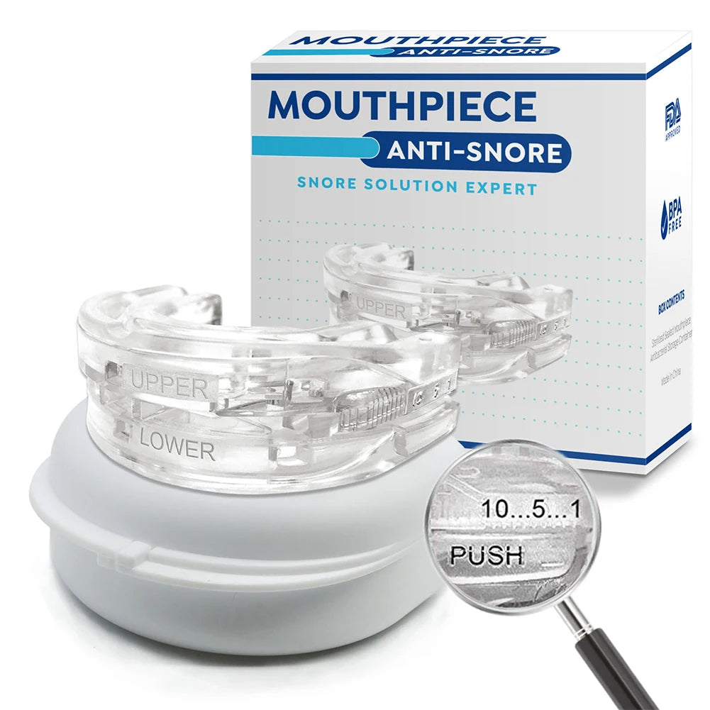 Anti-snoring mouth guard for better sleep