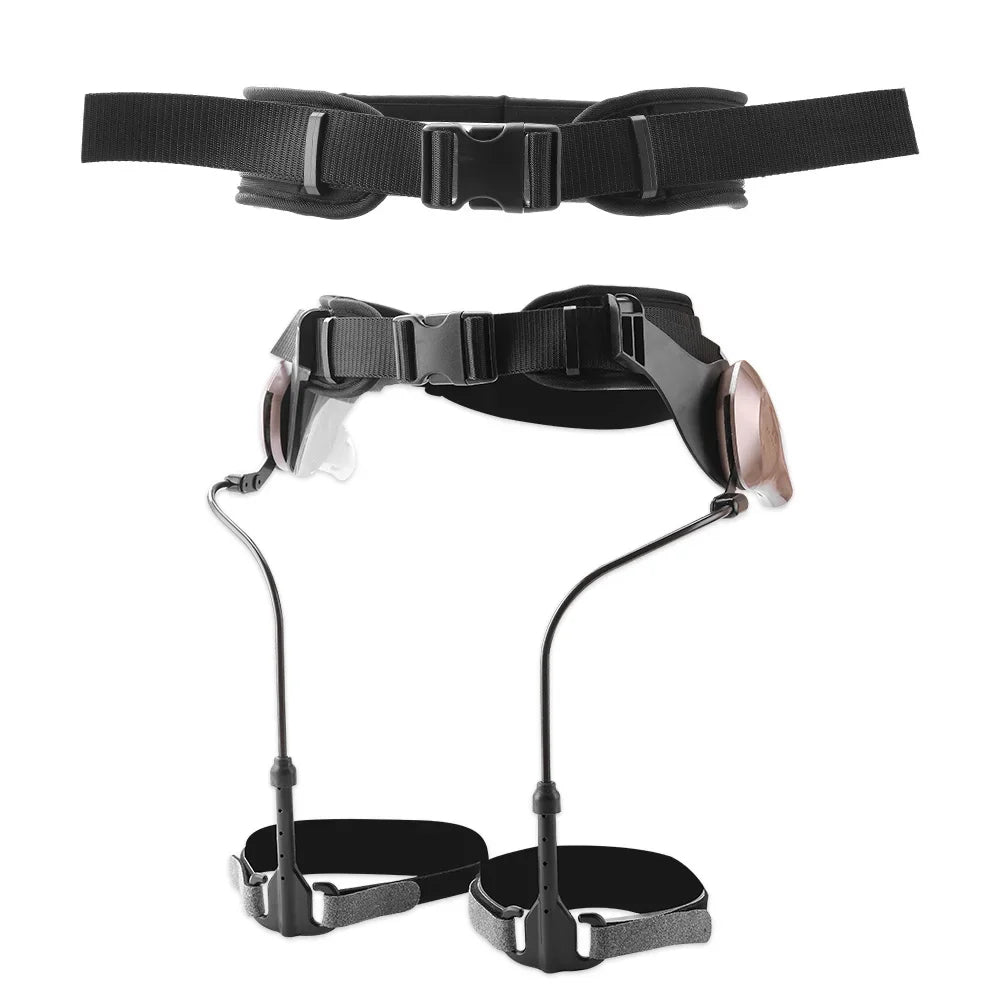 Assisted walking leg support device