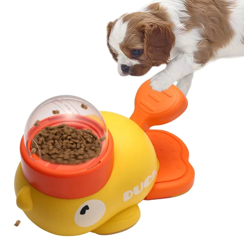Automatic interactive pet feeder