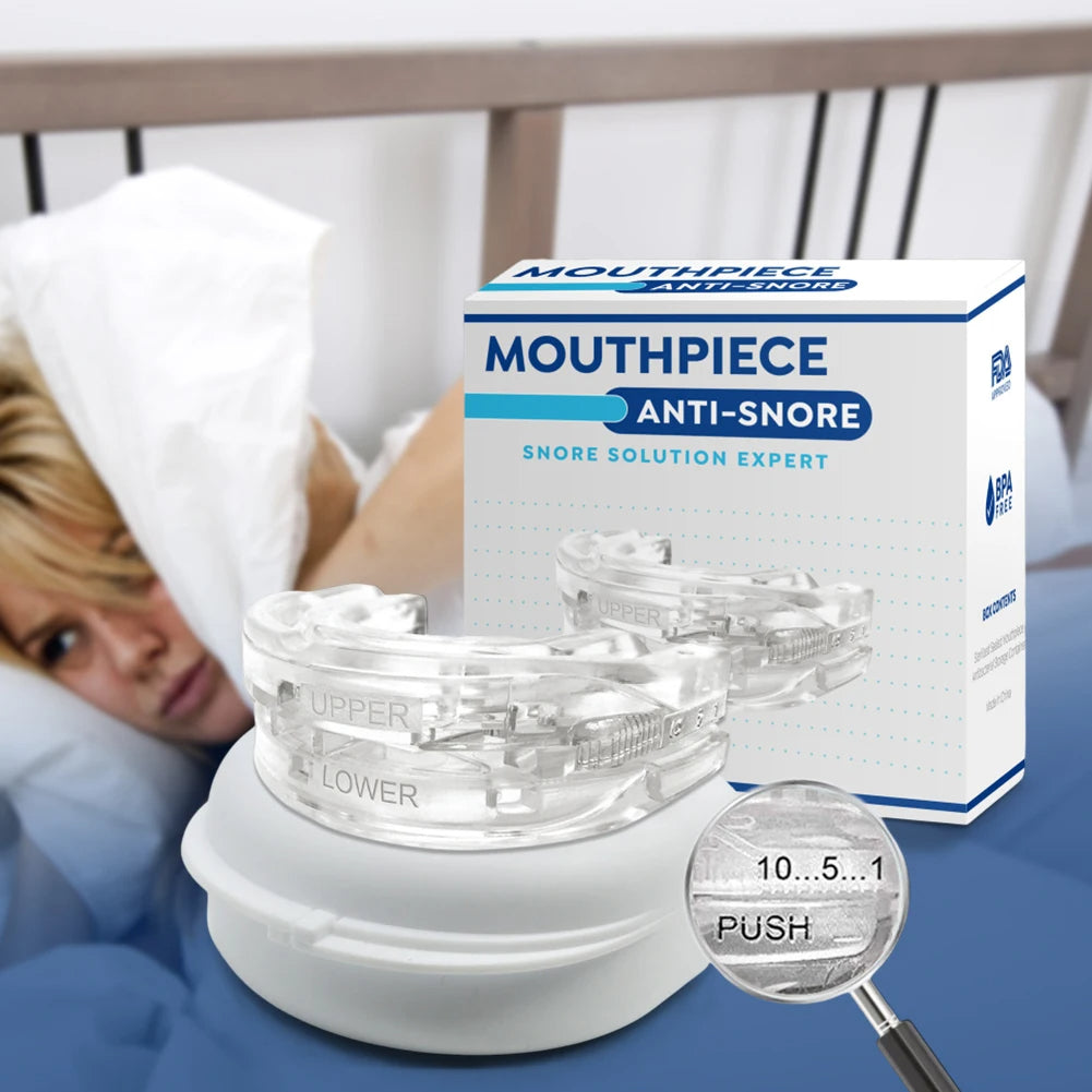 BPA-free anti-snoring sleep aid device