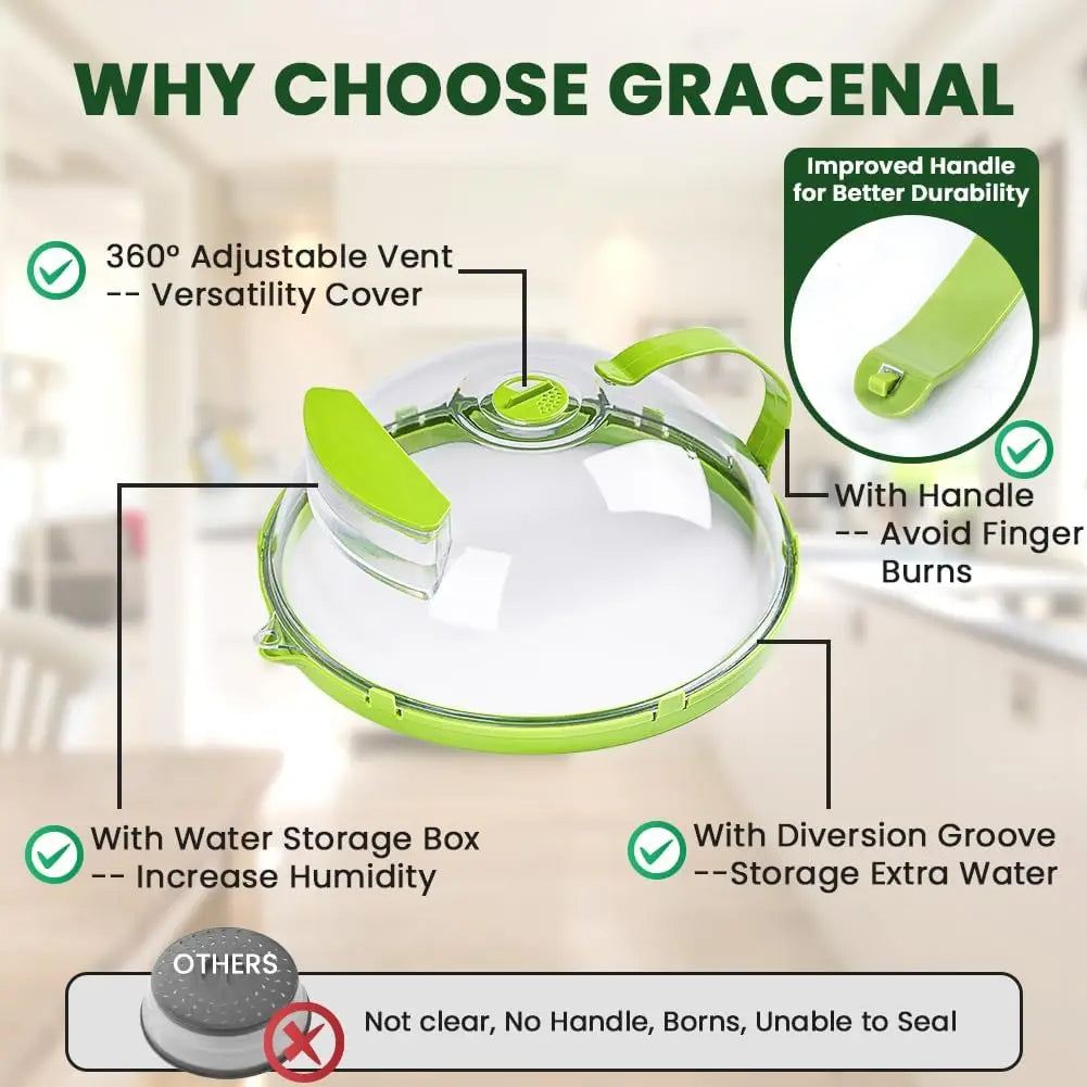BPA-free microwave splatter guard
