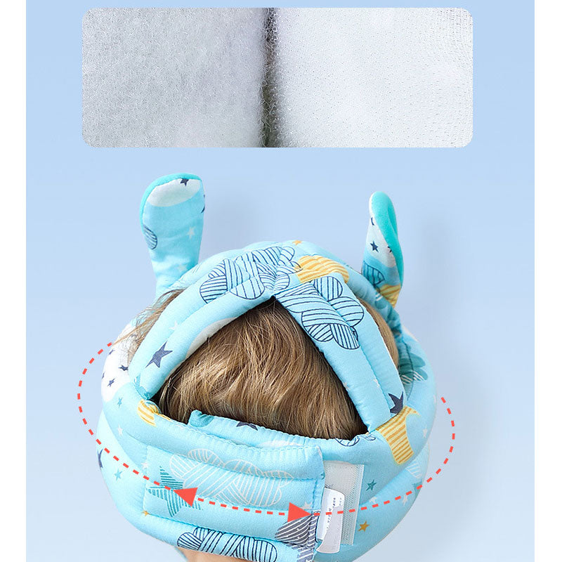 Baby helmet protecting from bumps and falls
