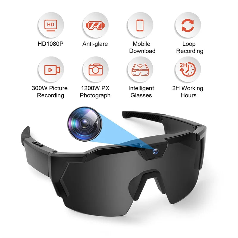 Bicycle POV camera sunglasses