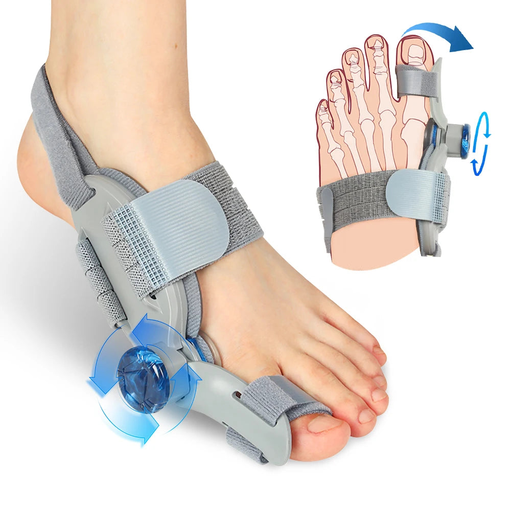 Bunion corrector splint for toe realignment