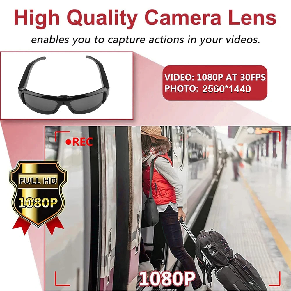 Camera sunglasses for cycling and hiking grandline retail