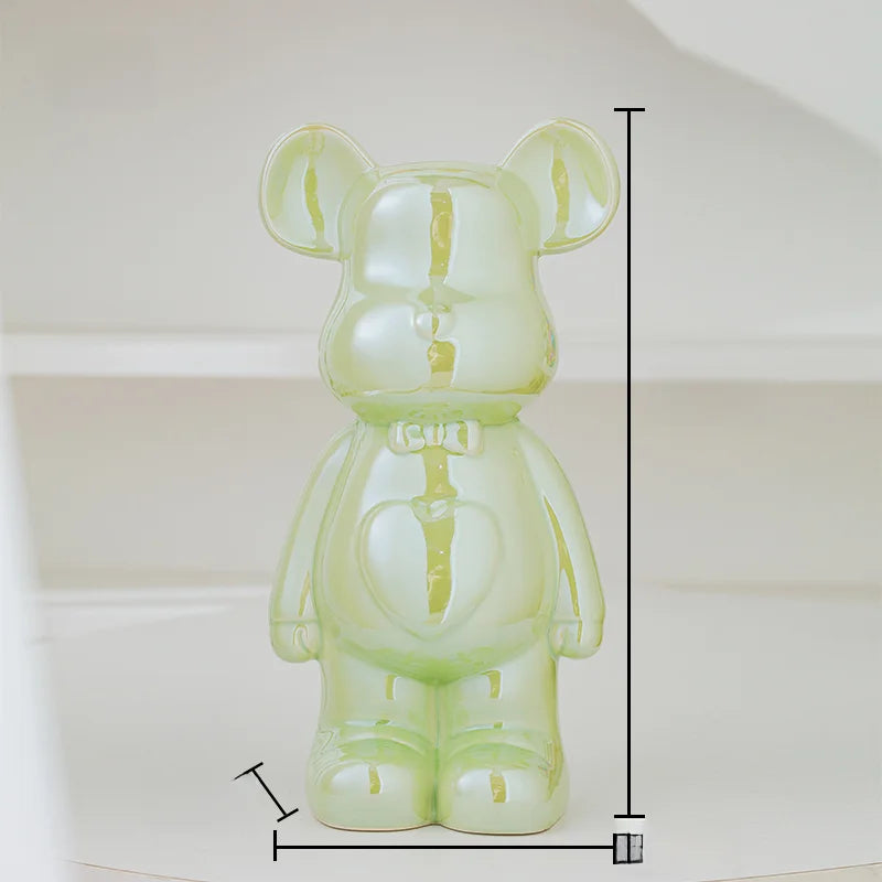 Ceramic bear brick for shelf display