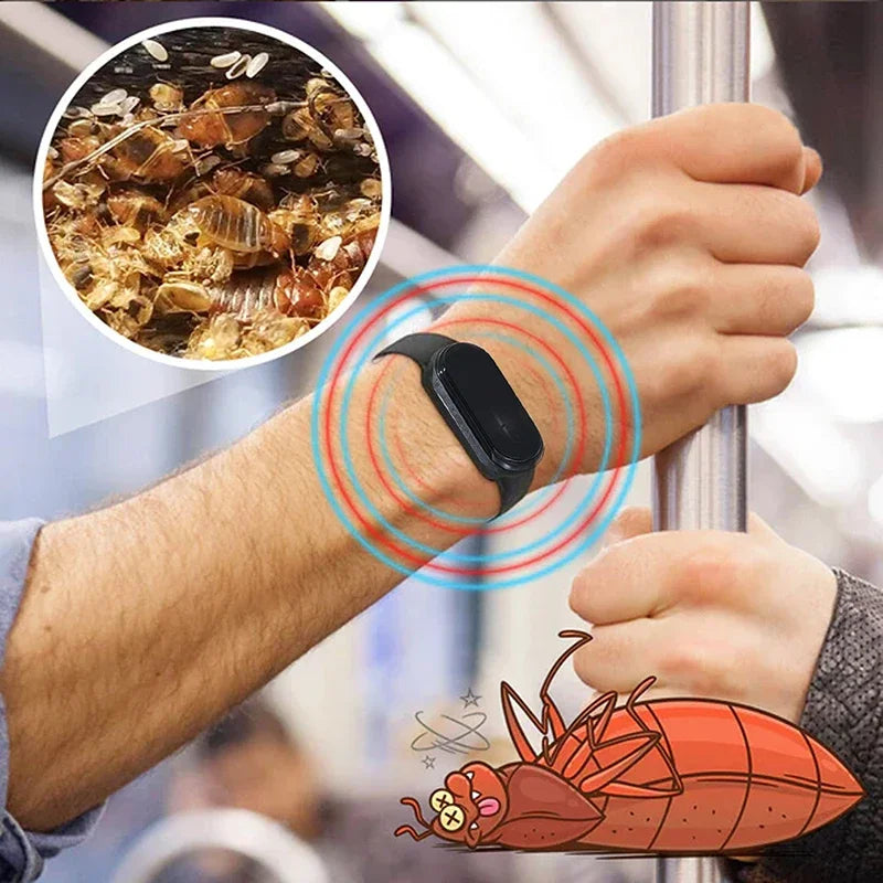 Chemical-free insect repeller wristband