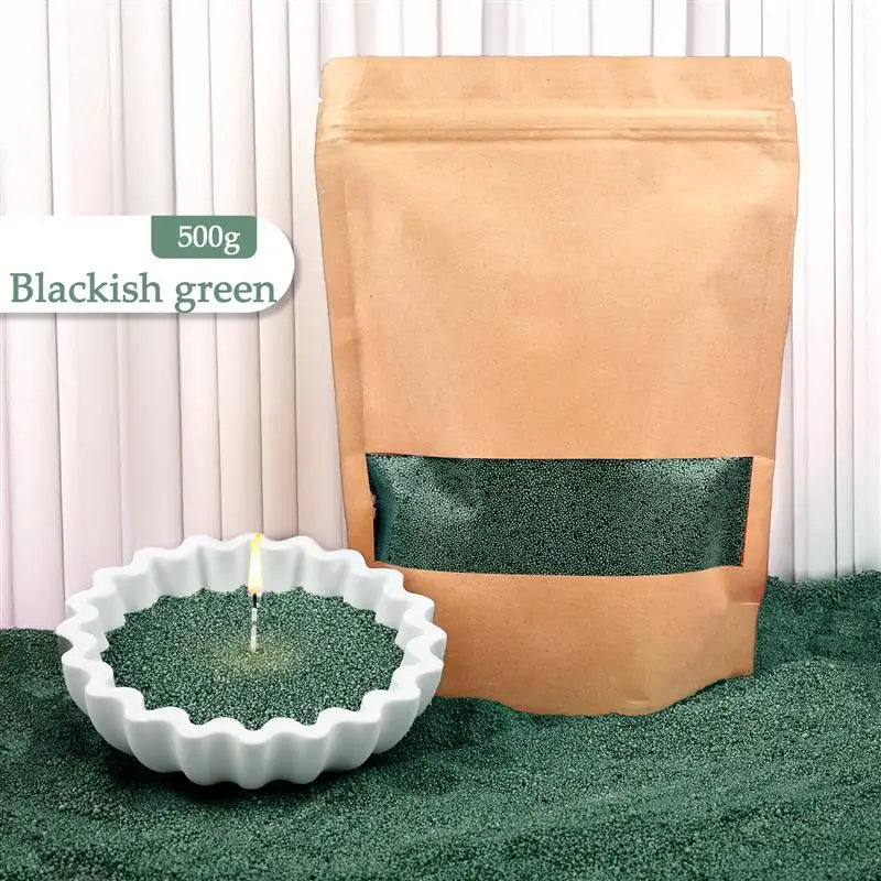 Clean-burning soy wax beads