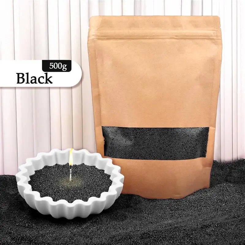 Clean-burning soy wax beads