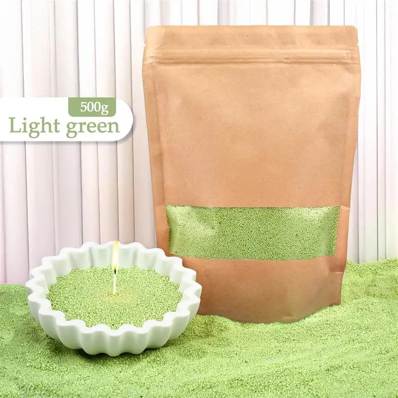 Clean-burning soy wax beads