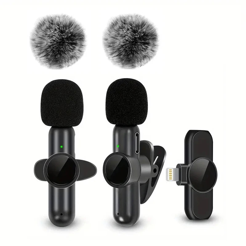 Clip-on wireless mic for vlogging