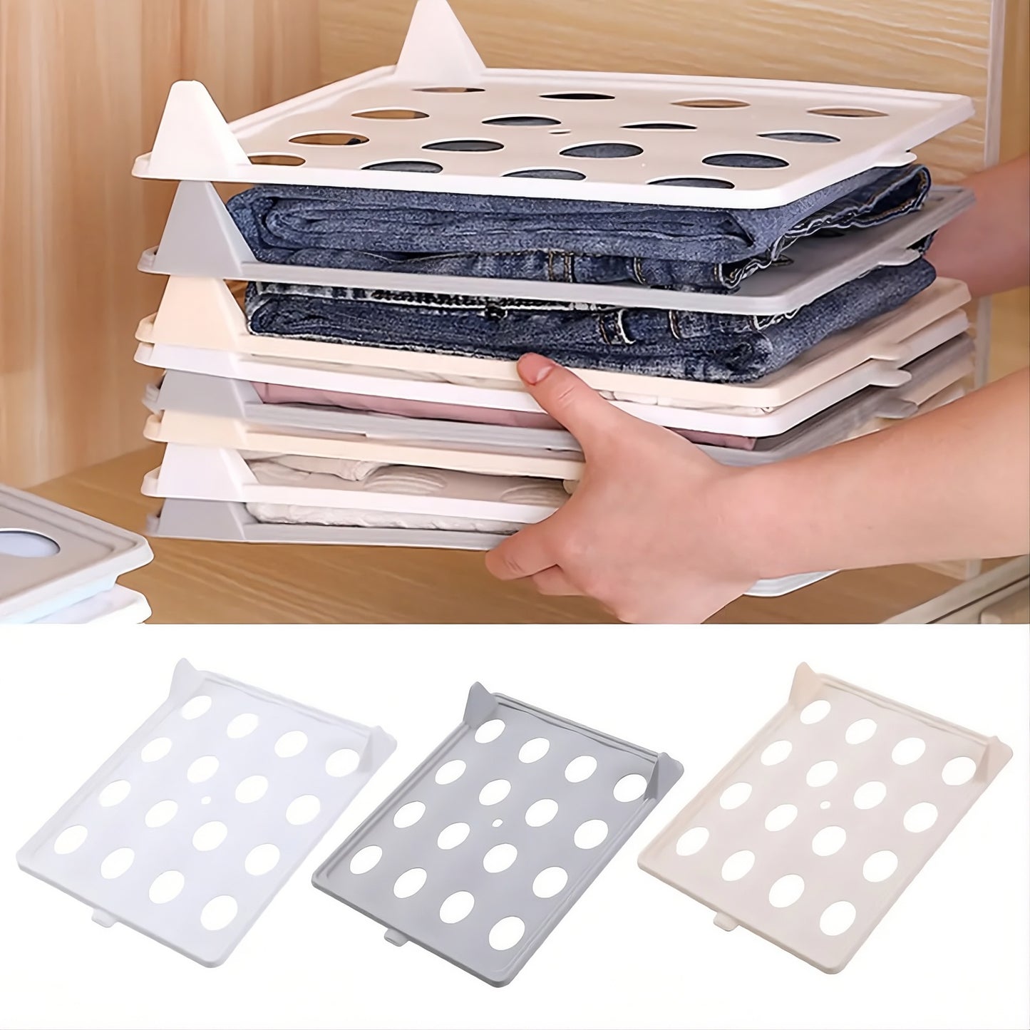 Stackable Clothes Organizer Board grandline retail