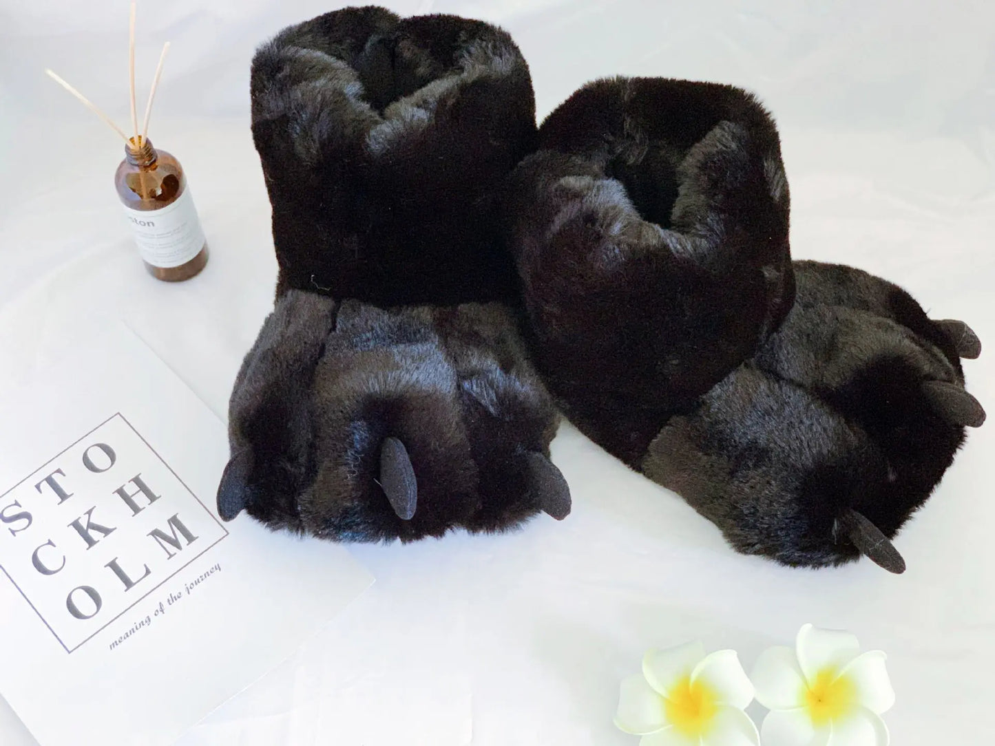 Comfortable bear paw boots