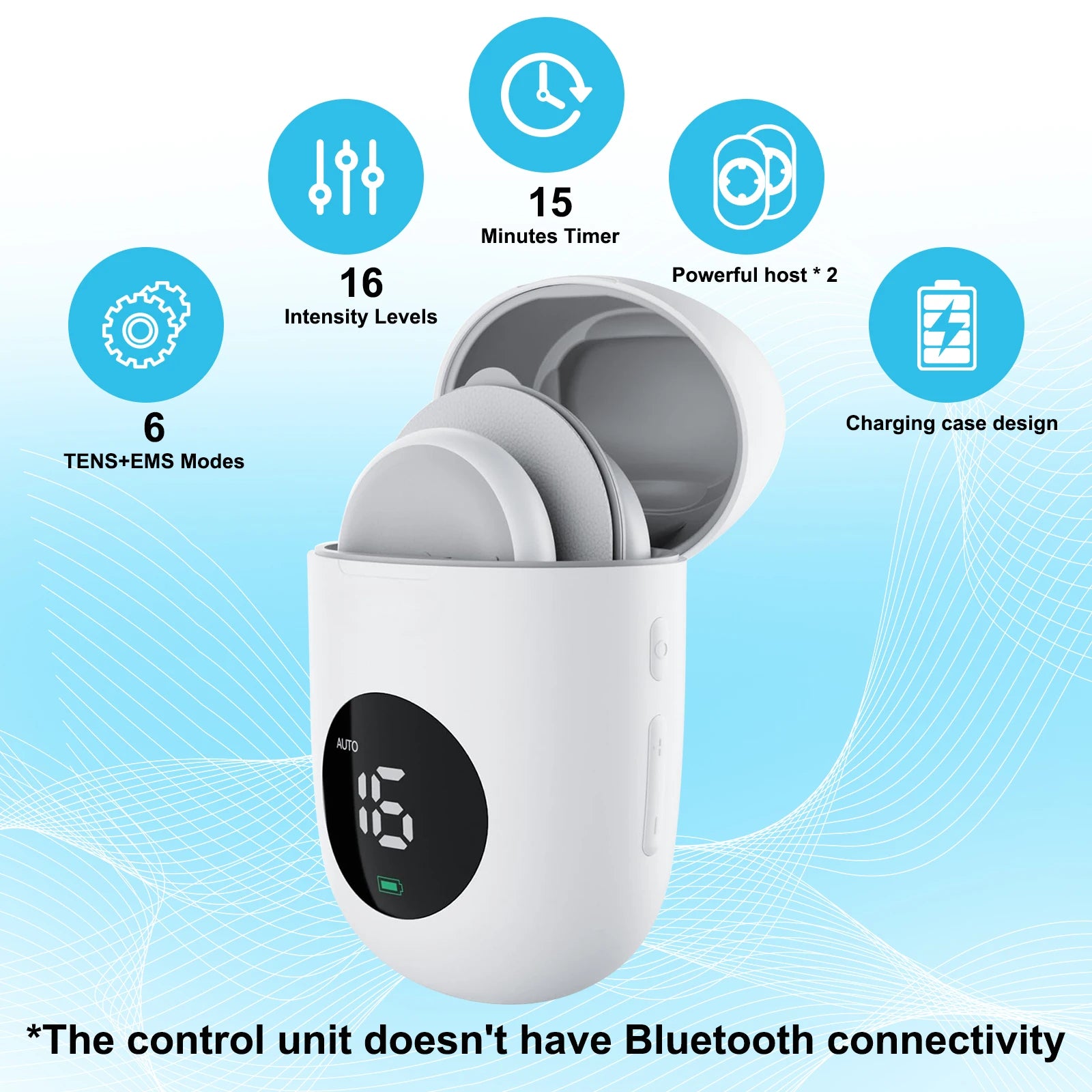 Compact EMS massager for travel