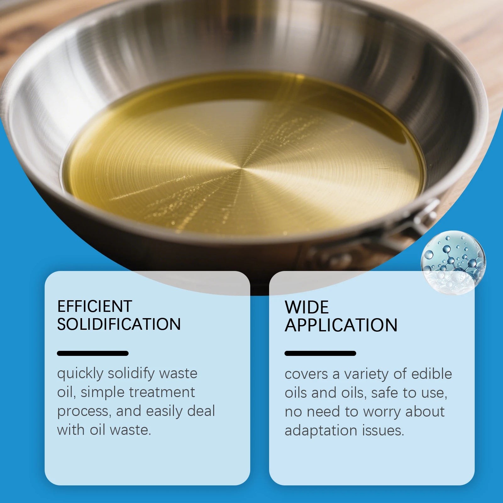 Cooking oil solidifier for home kitchen grandline retail