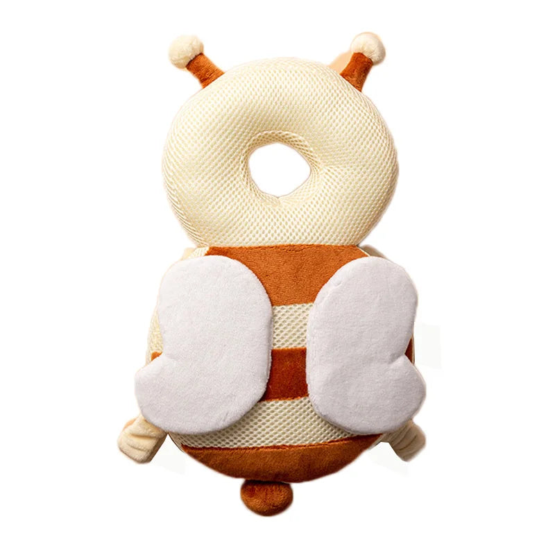 Cute cartoon baby head protection backpack