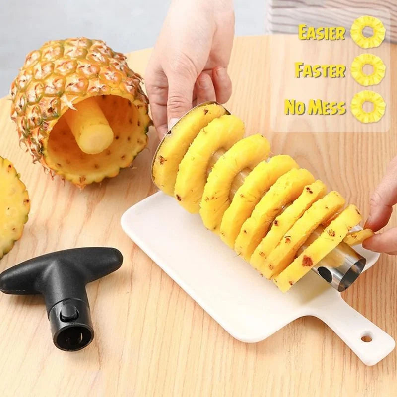 Dishwasher safe pineapple cutter