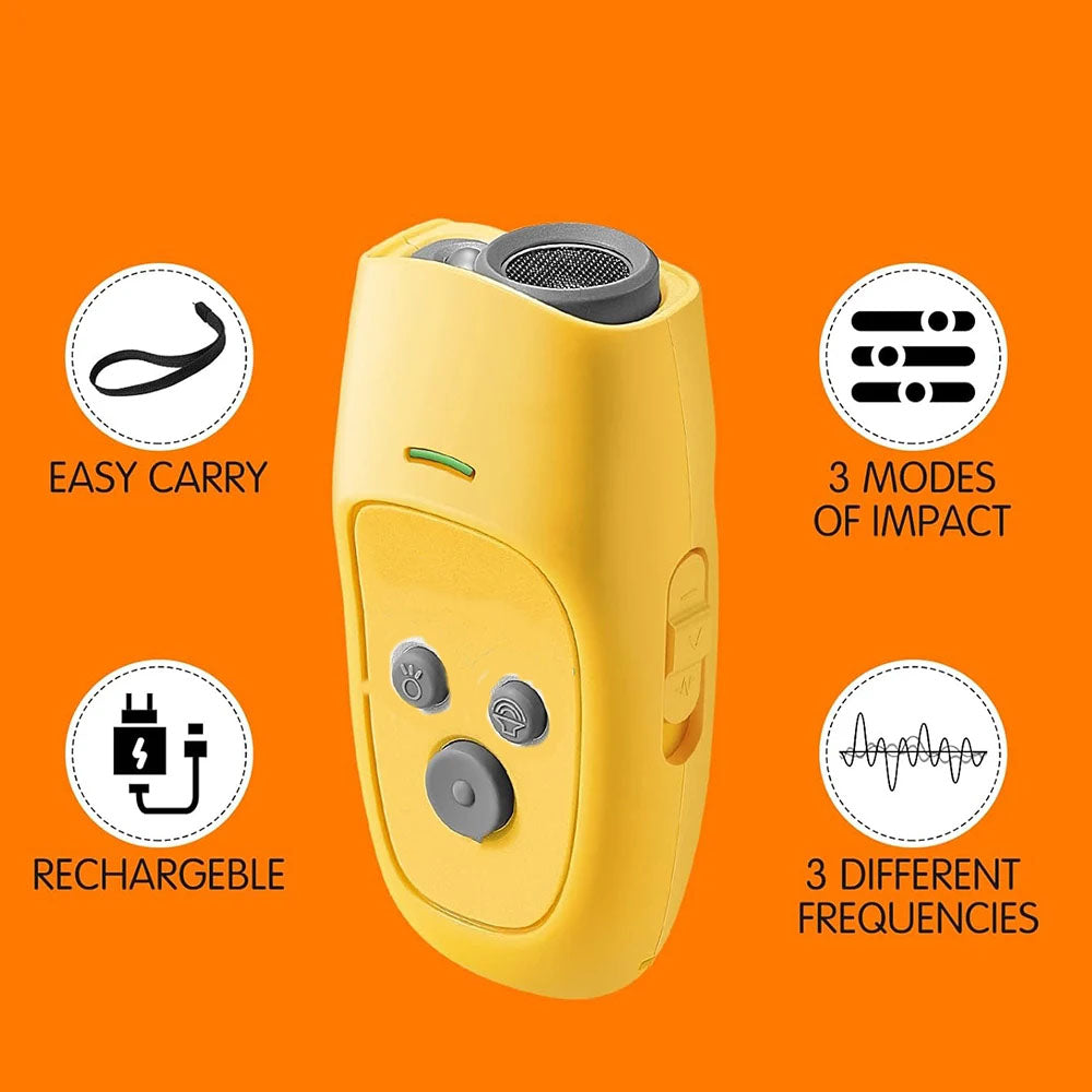 Dog barking control device outdoor use