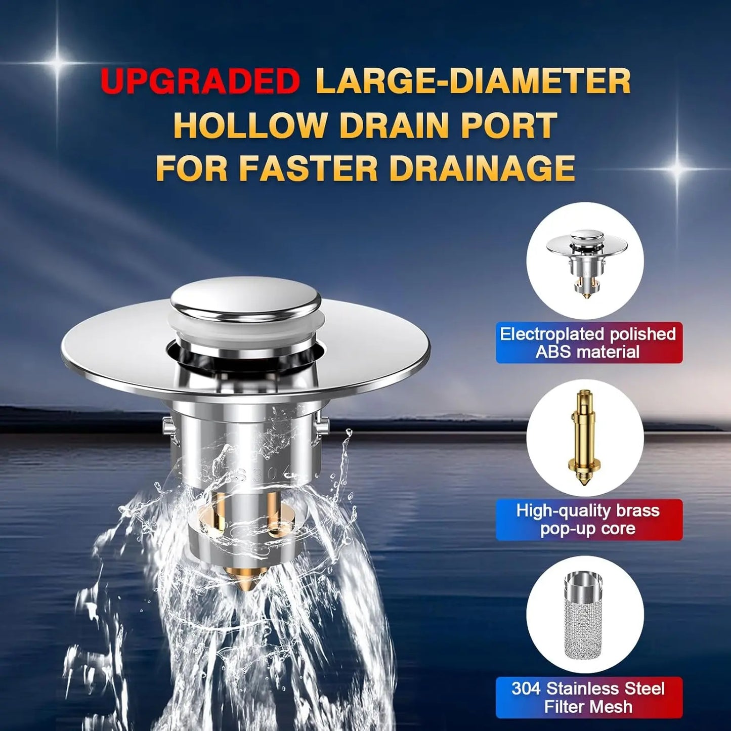 Durable sink drain hair catcher