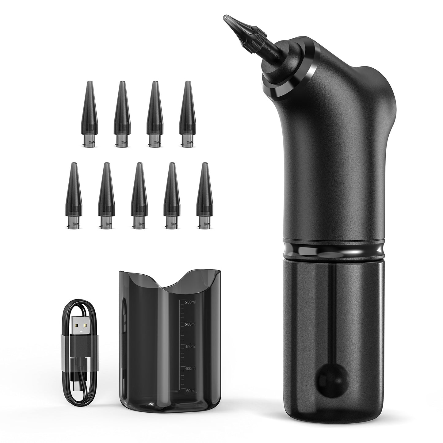 Ear wax flusher alternative to cotton swabs