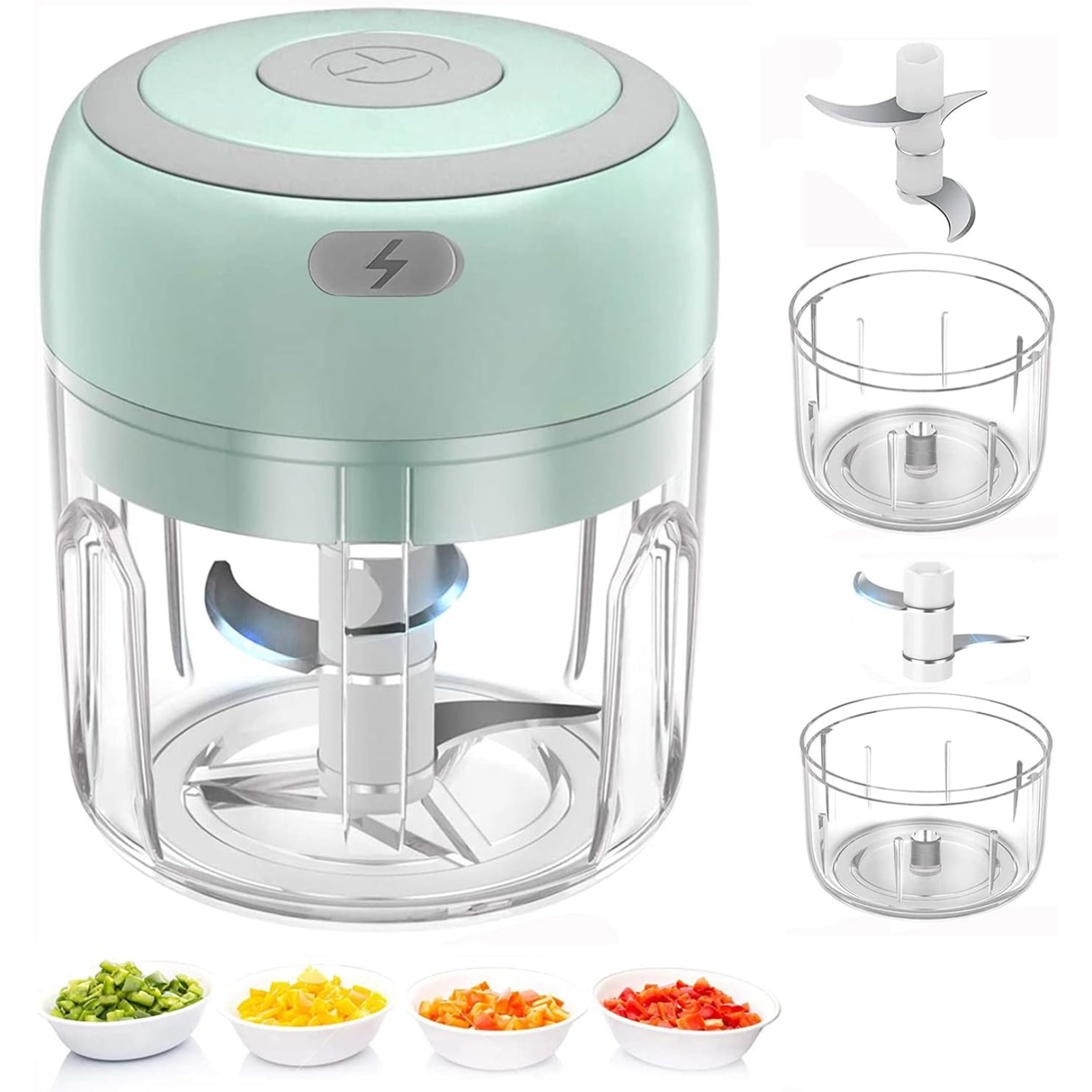 Electric kitchen food chopper 250ML