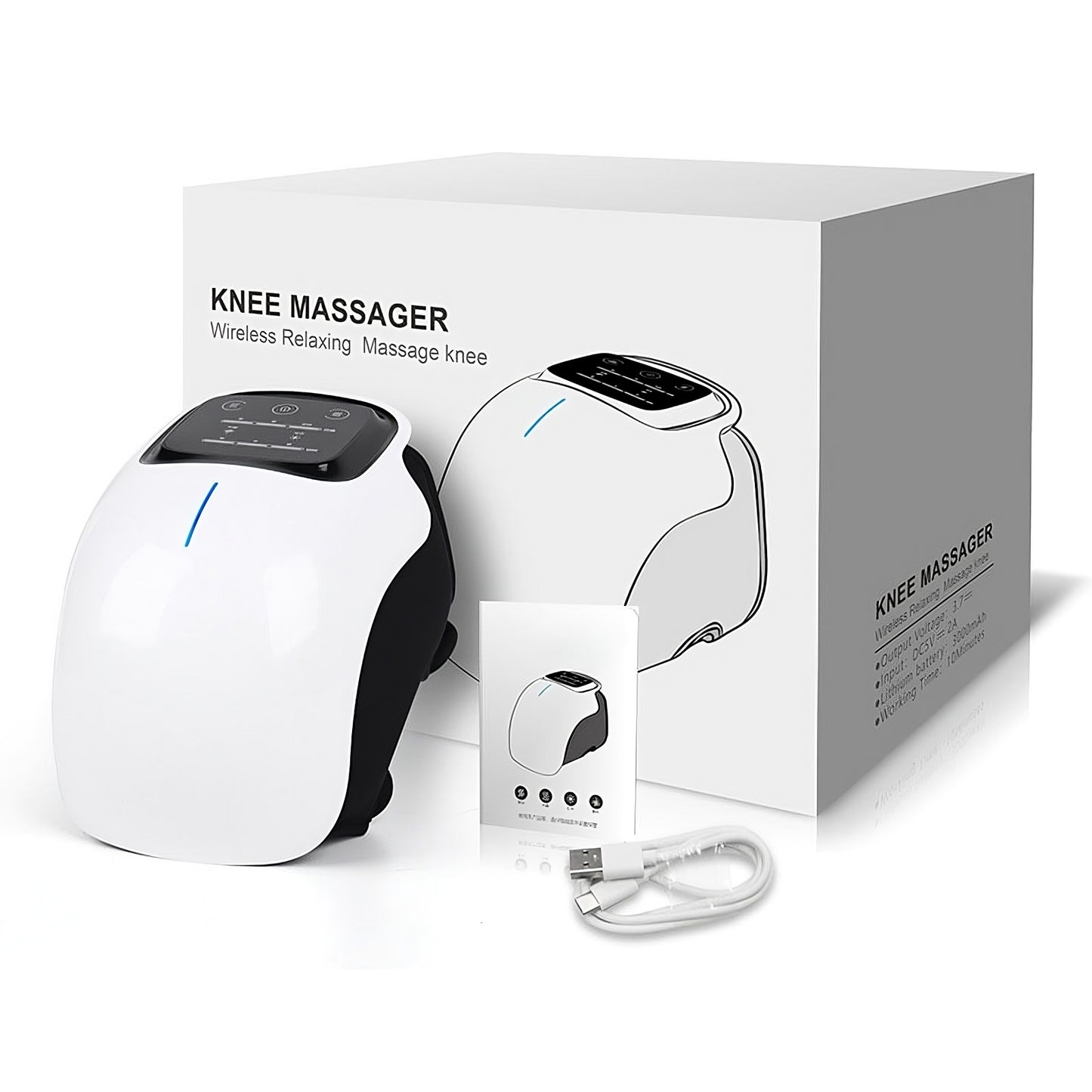 Electric knee device for seniors and recovery