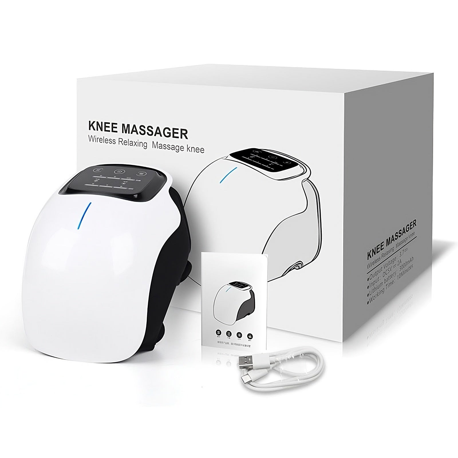 Electric knee device for seniors and recovery