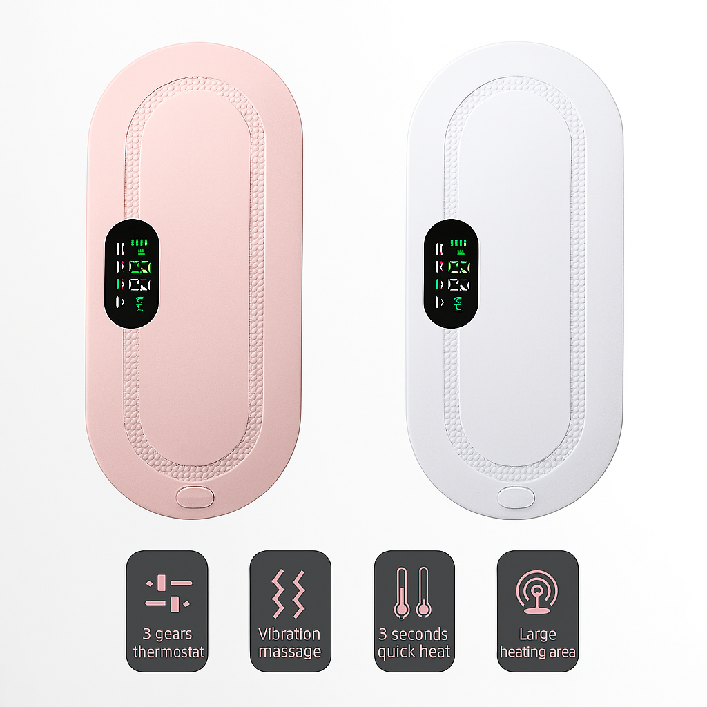 Electric period cramp massager belt