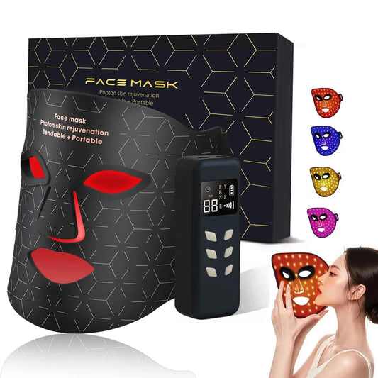 Facial red light therapy LED mask