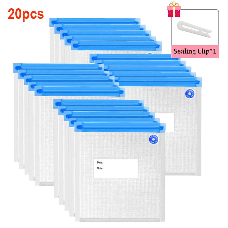 Freezer-safe food storage bags