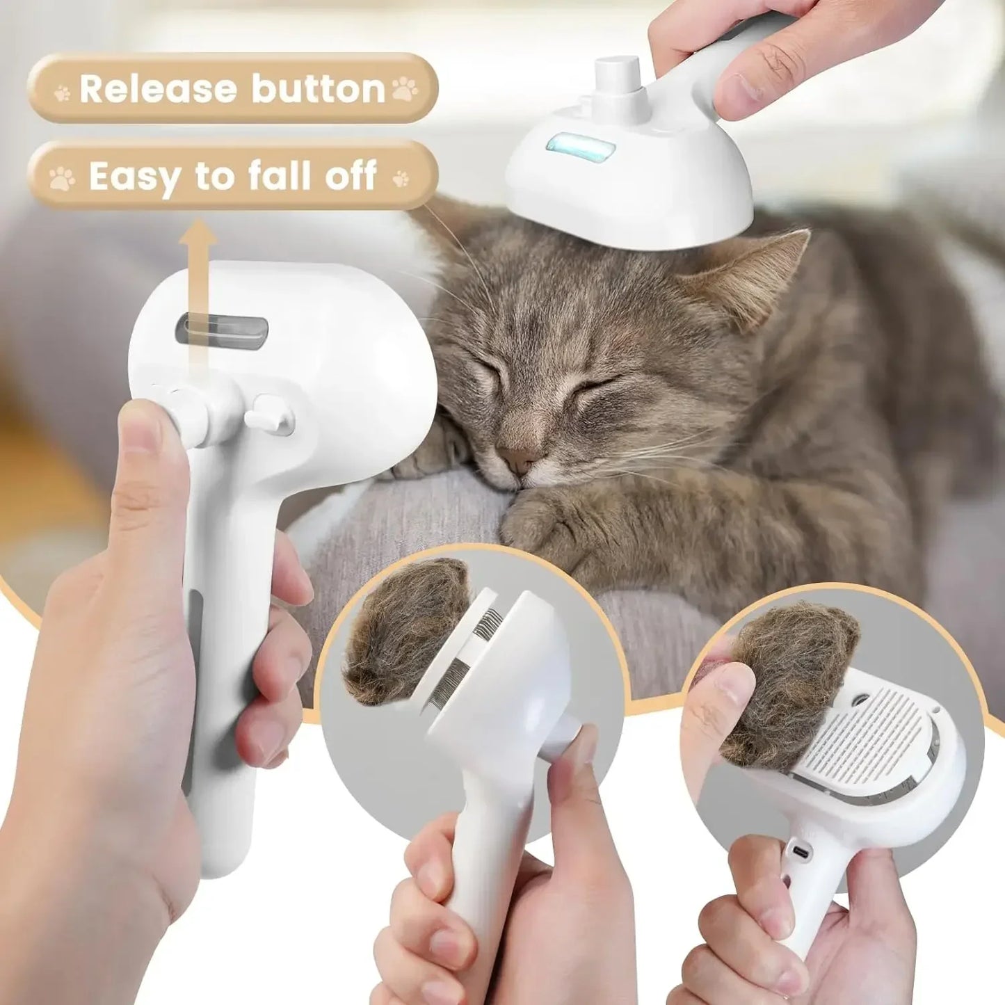 Grooming kits with steam for pet grandline retail 