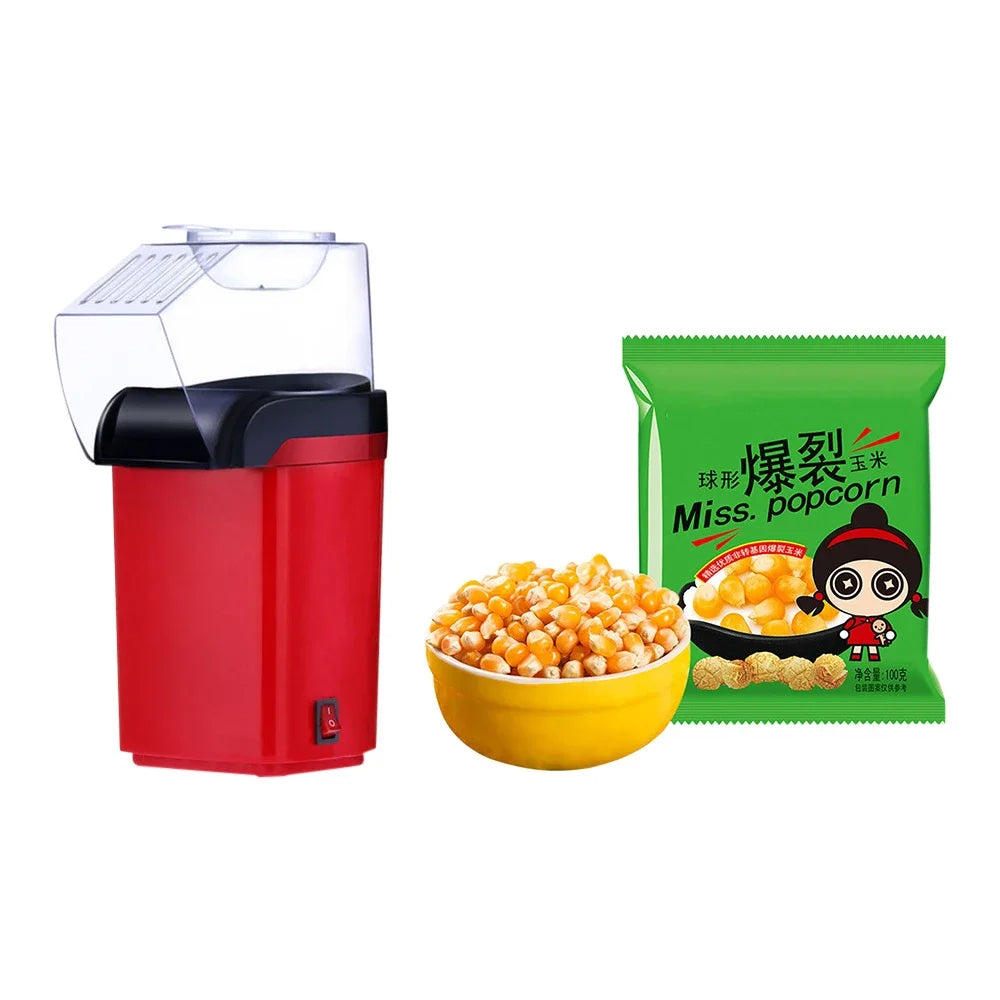 Healthy popcorn machine with fresh popcorn
