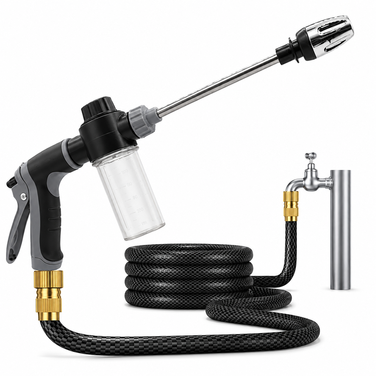 High-pressure car washing water gun
