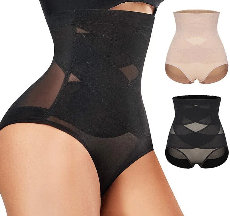 High-waisted tummy control shapewear pants