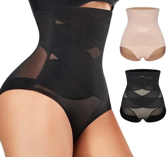 High-waisted tummy control shapewear pants