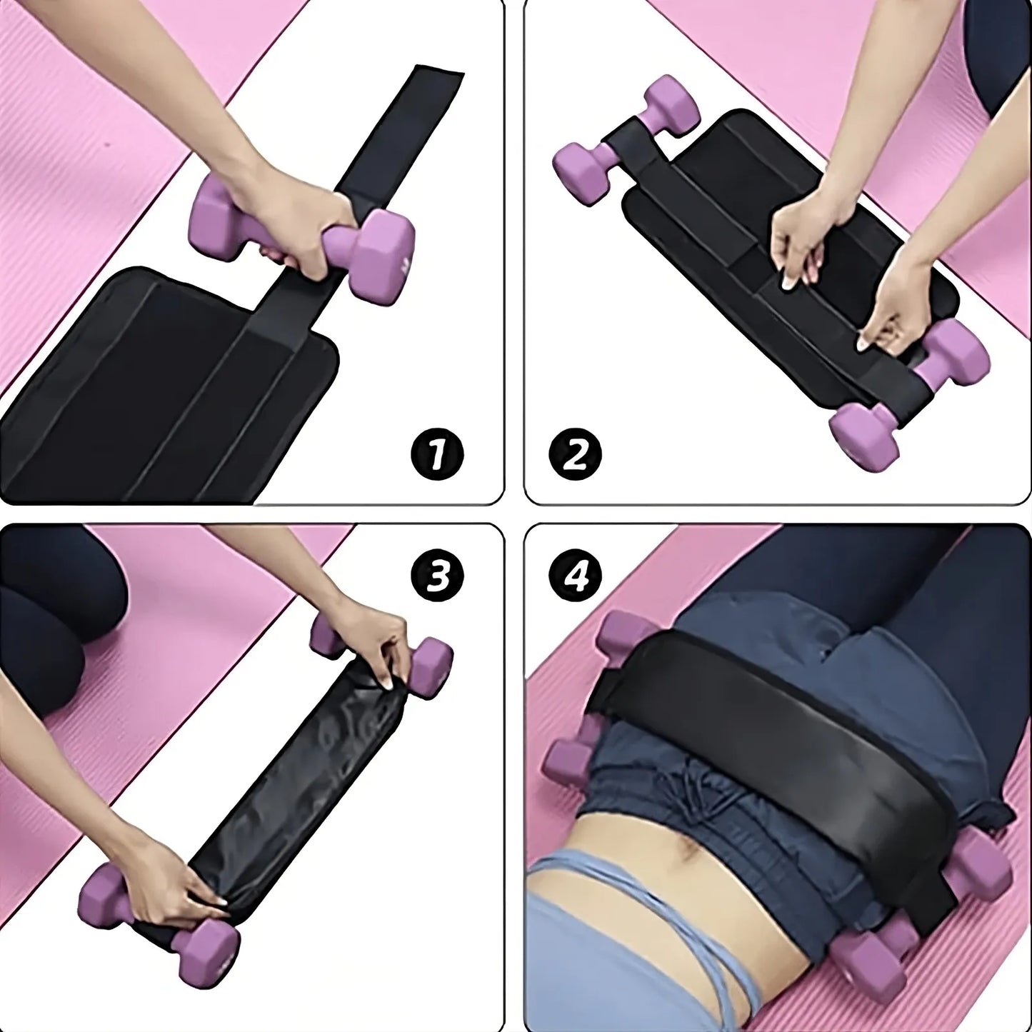 Hip Thrust Belt Glute Bridge Pad - close-up detail