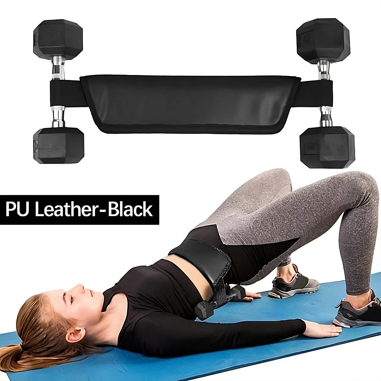 Hip Thrust Belt Glute Bridge Pad - side angle view