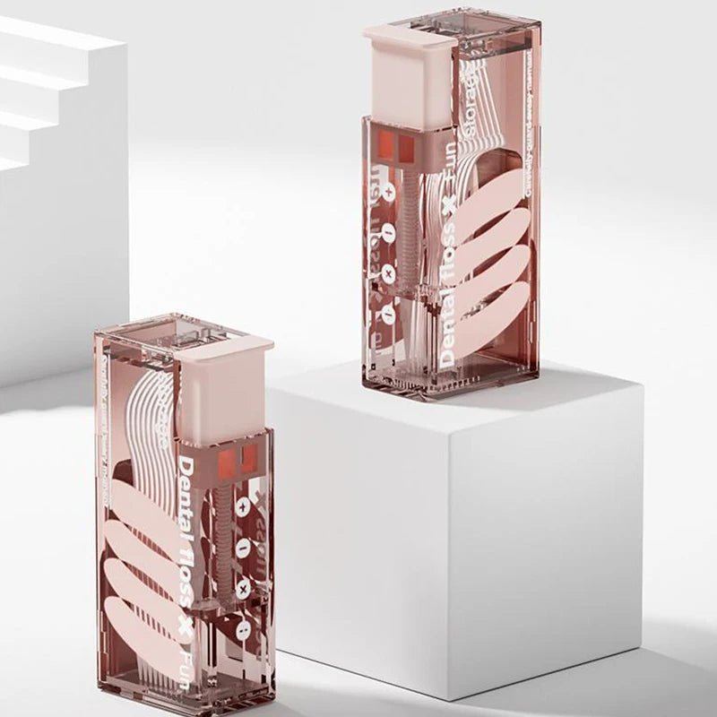 Hygienic toothpick and floss holder